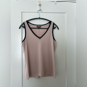 Express Black and Tan Sleeveless Tank Top